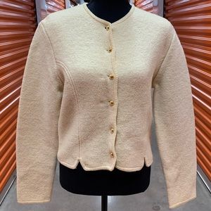 Vintage wool cardigan jacket size 12